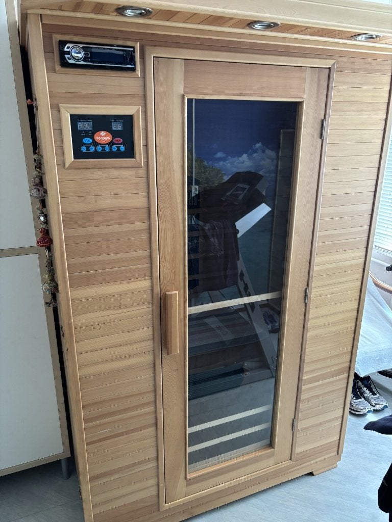 Infrarood sauna voor binnen, Ophalen, Gebruikt, Infrarood, Complete sauna