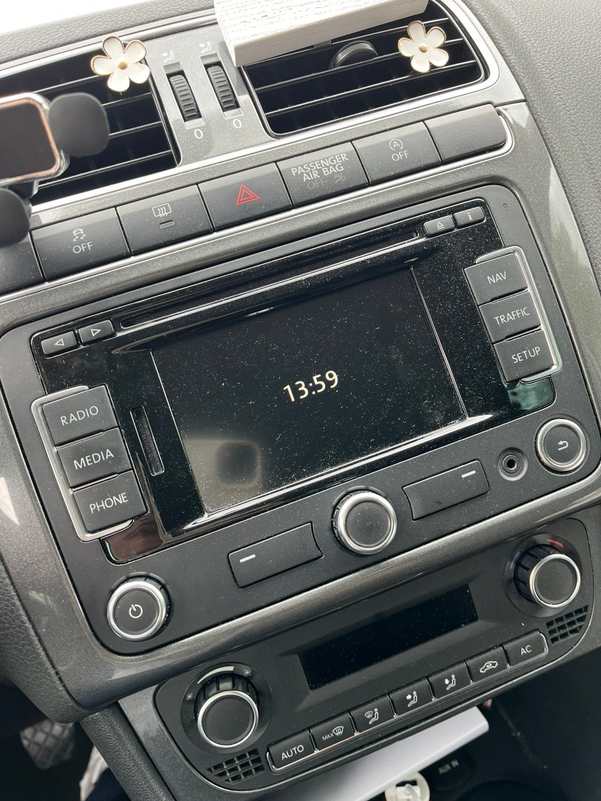 Auto radio. Volkswagen polo, Ophalen, Gebruikt