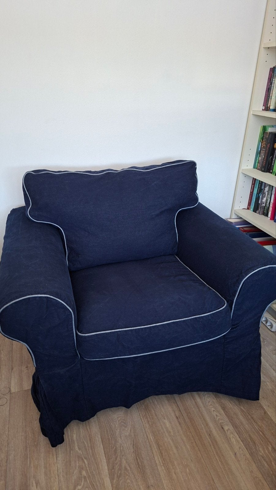 Ikea stoel met afneembare hoes, Ophalen, Stof, Gebruikt, Eenpersoons