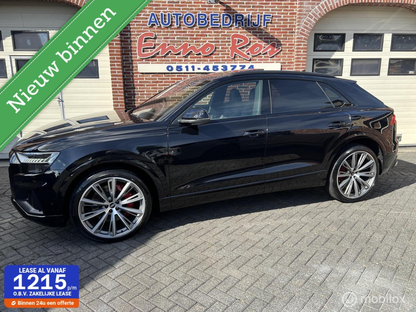 Audi SQ8 V8 4.0 TDI SQ8 525 PK quattro Full Options !, Auto's, Zwart, Leder, Bedrijf, Diesel