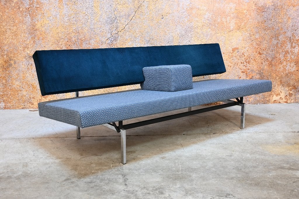 ZGANieuw fraaie stoffen Gispen 540 design (slaap) bank, Gipsen, 150 tot 200 cm, Gipsen, 75 tot 100 cm