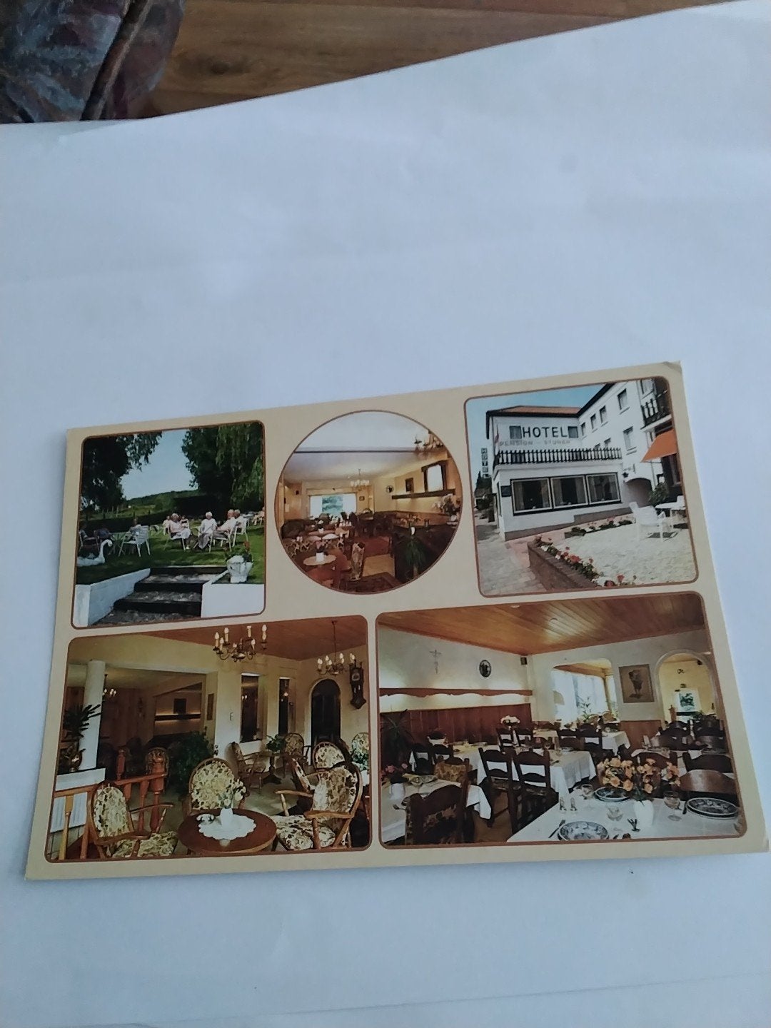 Oude ansichtkaart Hotel Pension Stijnen Valkenburg 1985, Verzamelen, Ophalen of Verzenden, 1980 tot heden, Gelopen, Limburg