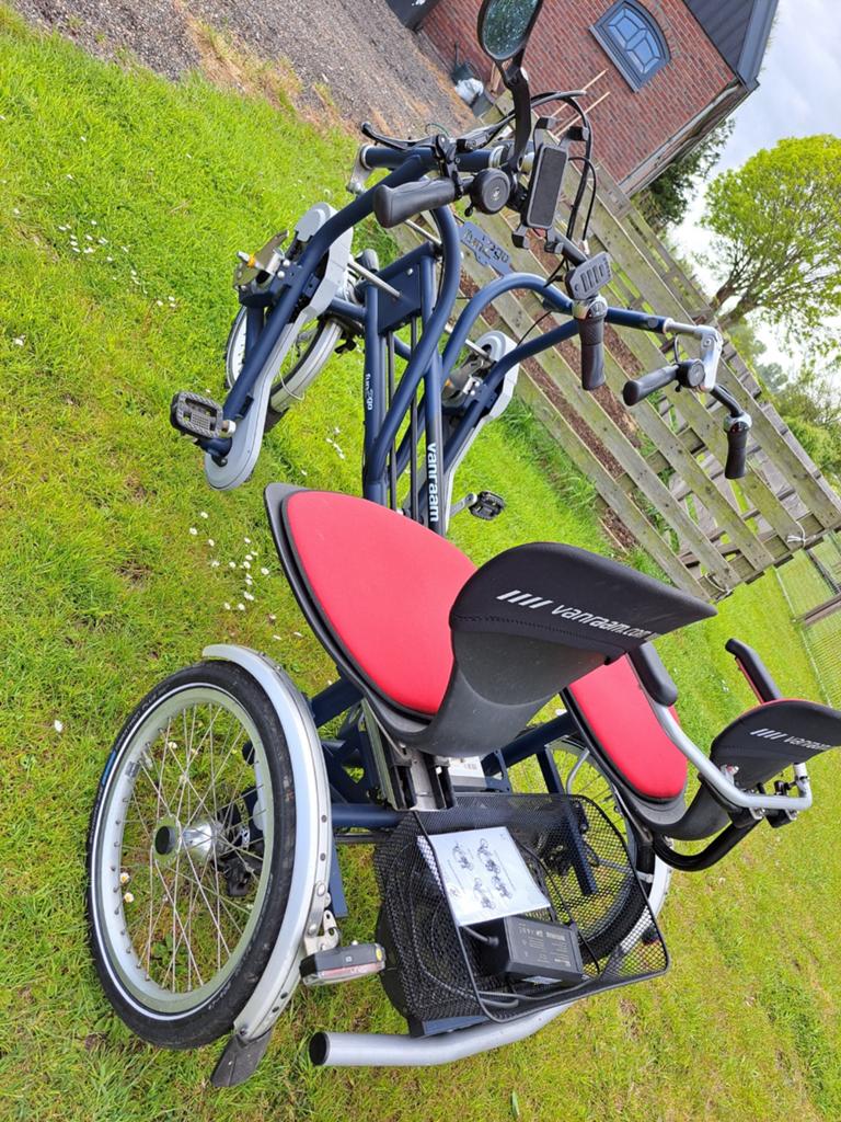 Van Raam Fun2Go elektrische duofiets - dubbele bediening, Fietsen en Brommers, Fietsen | Driewielfietsen, Gebruikt, Ophalen