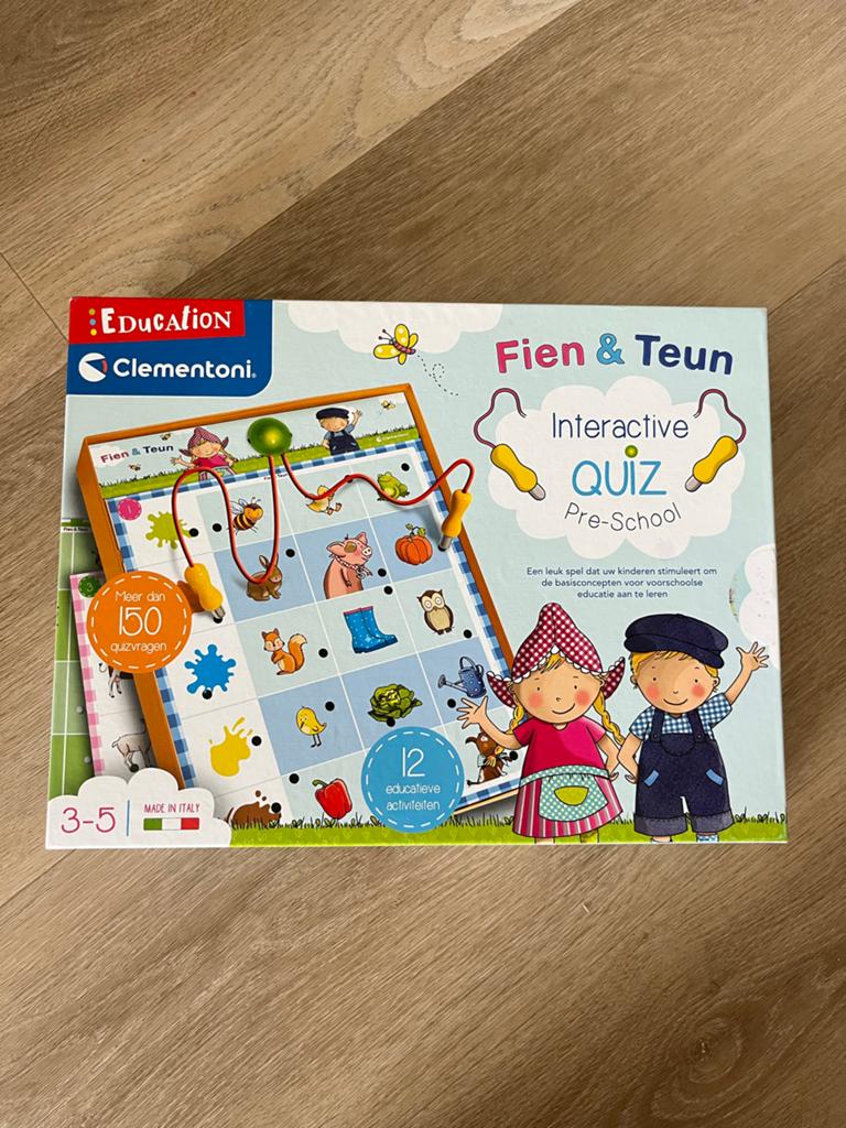 Educatief speelgoed Fien&Teun, Ophalen, Zo goed als nieuw