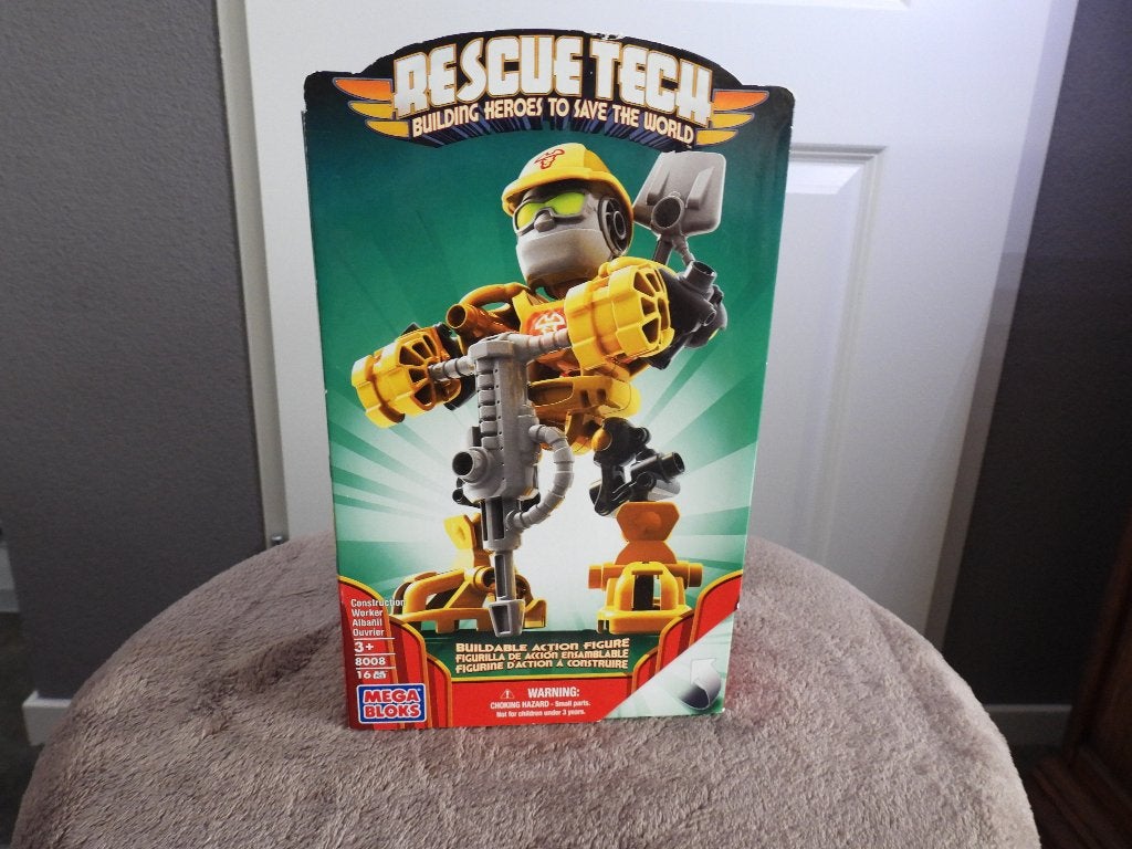 Mega Bloks Rescue bouwvakker, Ophalen of Verzenden, Nieuw, Megabloks