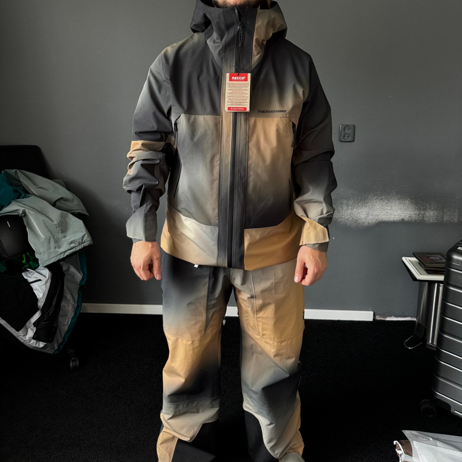 Peak performance ski pak, Verzenden, Nieuw, Maat 52/54 (L), Zwart