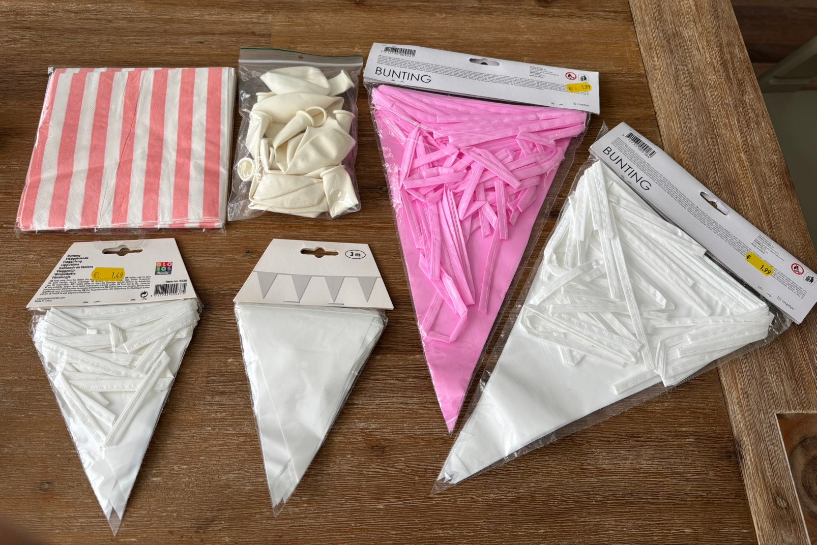 Babyshower / geboorte meisje versiering decoratie, Hobby en Vrije tijd, Feestartikelen, Ophalen of Verzenden, Nieuw, Versiering