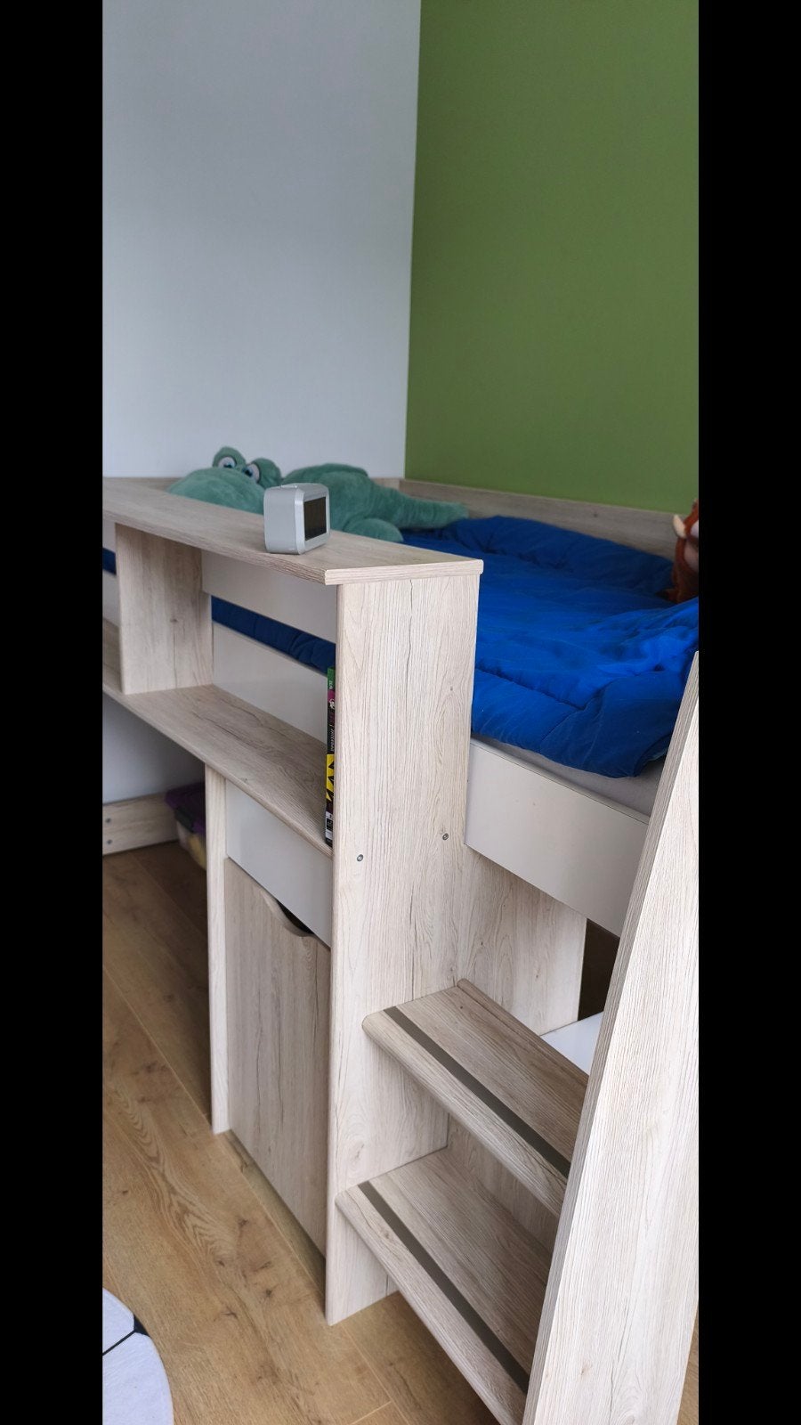 half hoogslaper, Kinderen en Baby's, Kinderkamer | Stapelbedden en Hoogslapers, Ophalen, Gebruikt, Halfhoogslaper