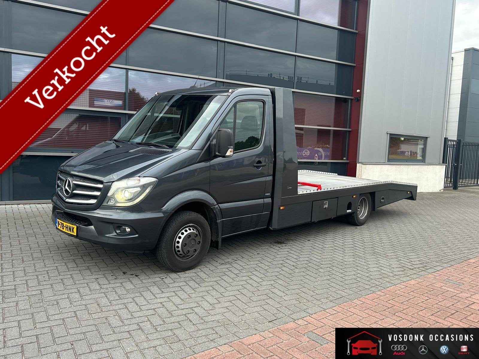 Mercedes Sprinter bestel 519 Oprijwagen/Tijhof/Luchvering/To, Automaat, Euro 6, 190 pk, 2987 cc