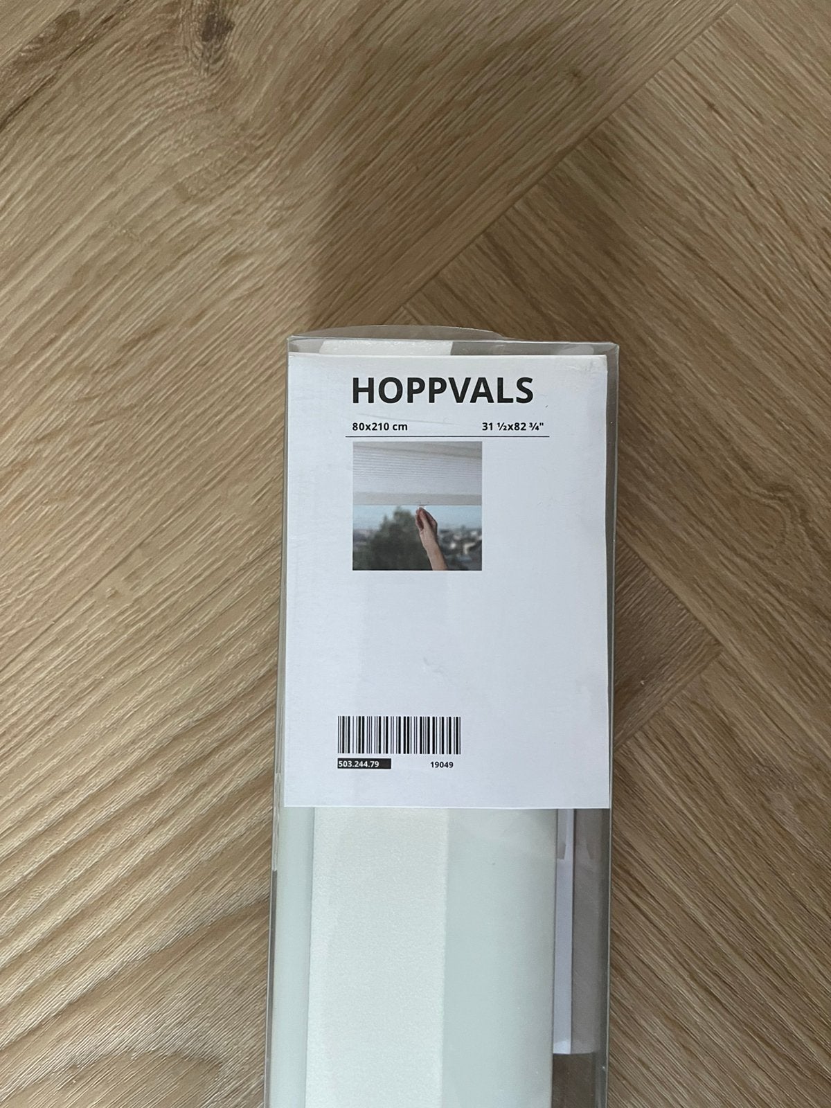 Hoppvals plisségordijn ikea 80x120, Ophalen, Gordijn, IKEA, Lichtdoorlatend
