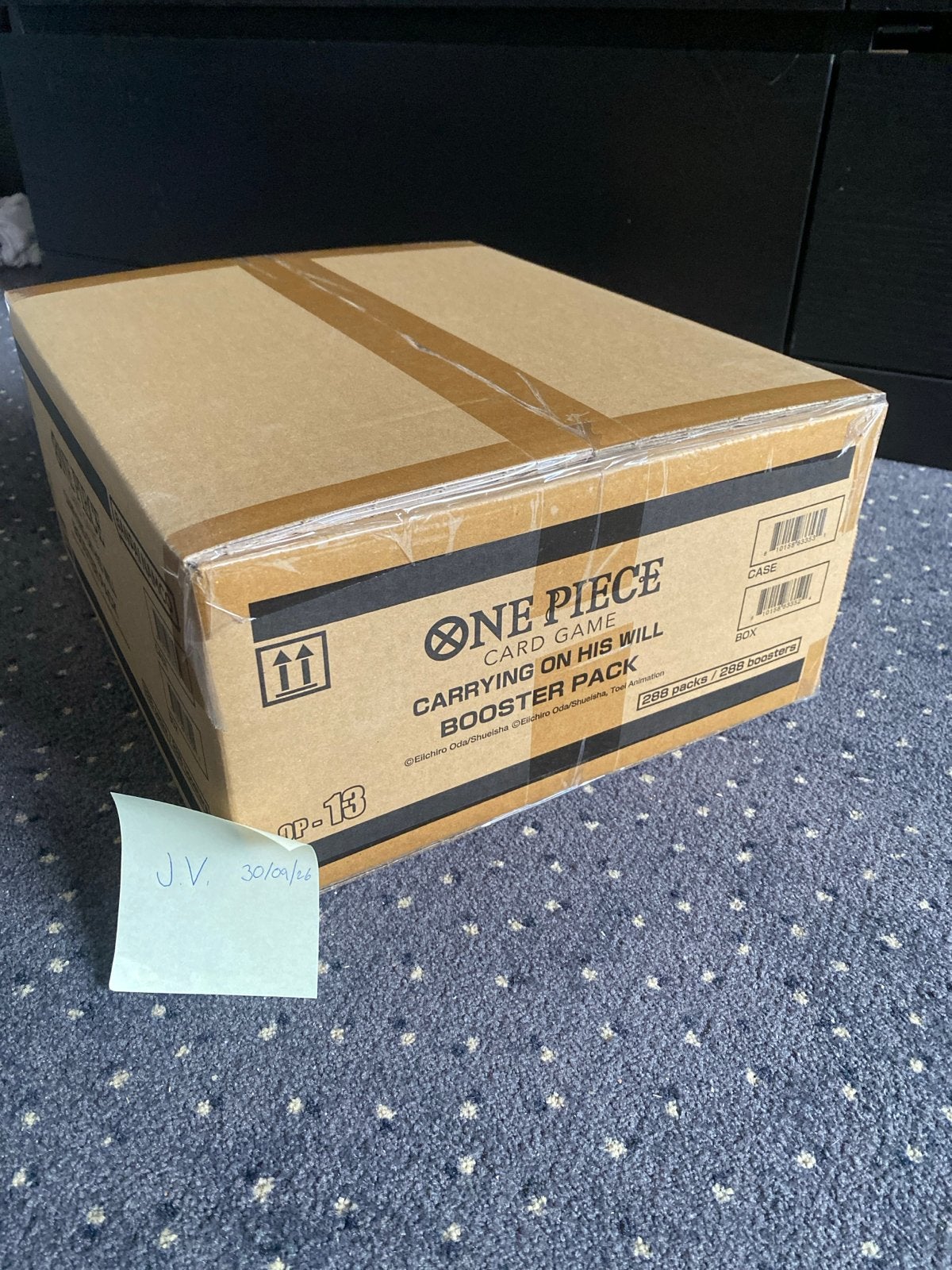One Piece OP13 Case - Sealed (12x Boosterbox op13), Ophalen, Nieuw, Boosterbox