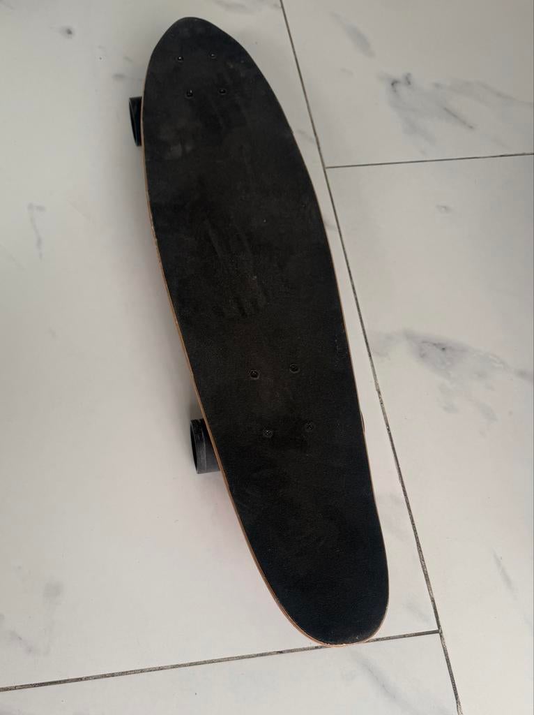 Longboard "Eye of the Tiger" - Zo goed als nieuw, Sport en Fitness, Ophalen, Zo goed als nieuw, Skateboard, Longboard