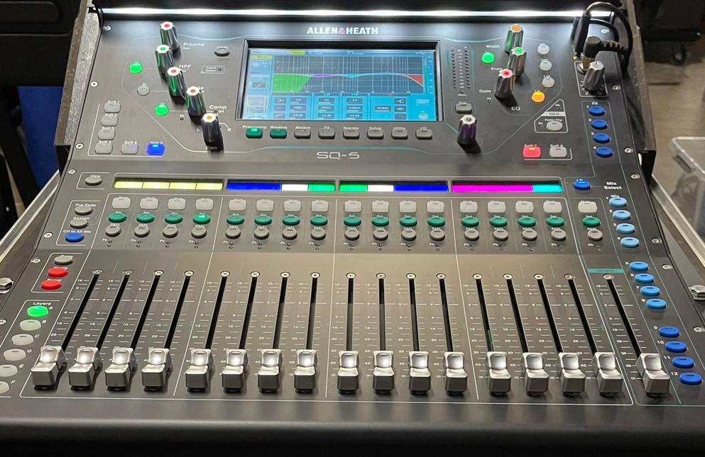 Allen & Heath SQ-5 Digitale Mixer met Add-ons, Ophalen, Zo goed als nieuw, 20 kanalen of meer, Microfooningang