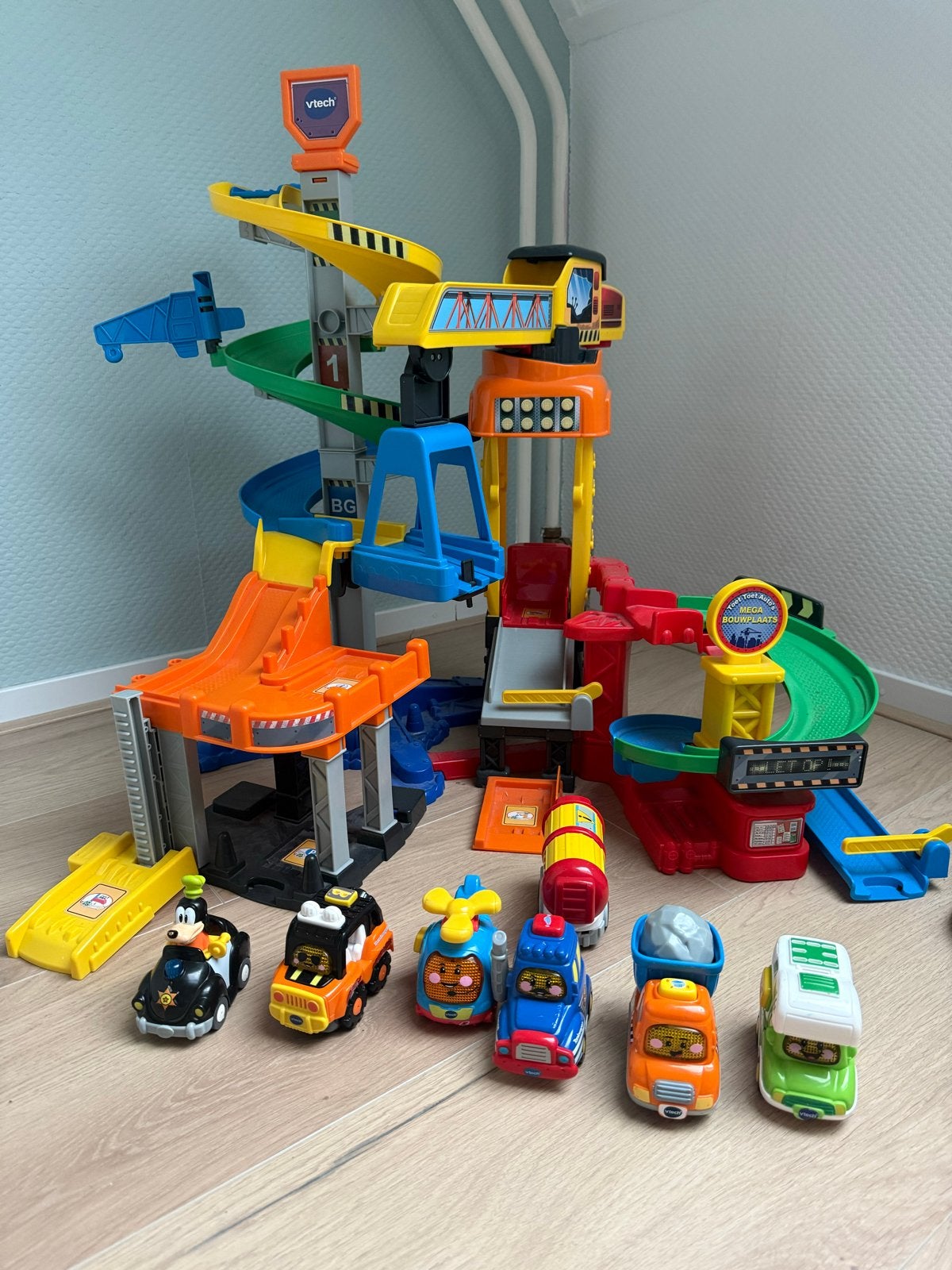 VTech Toet Toet Auto's bouwplaats en Voertuigen Speelset, Kinderen en Baby's, Speelgoed | Vtech, Ophalen, Gebruikt, 6 maanden tot 2 jaar