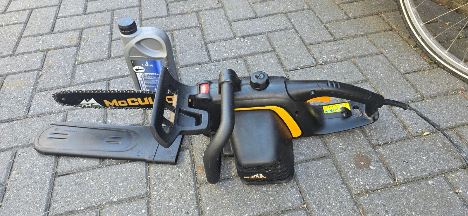 McCulloch CSE 1835 elektrische kettingzaag met olie, Ophalen, Gebruikt, 30 tot 70 mm, 1200 watt of meer