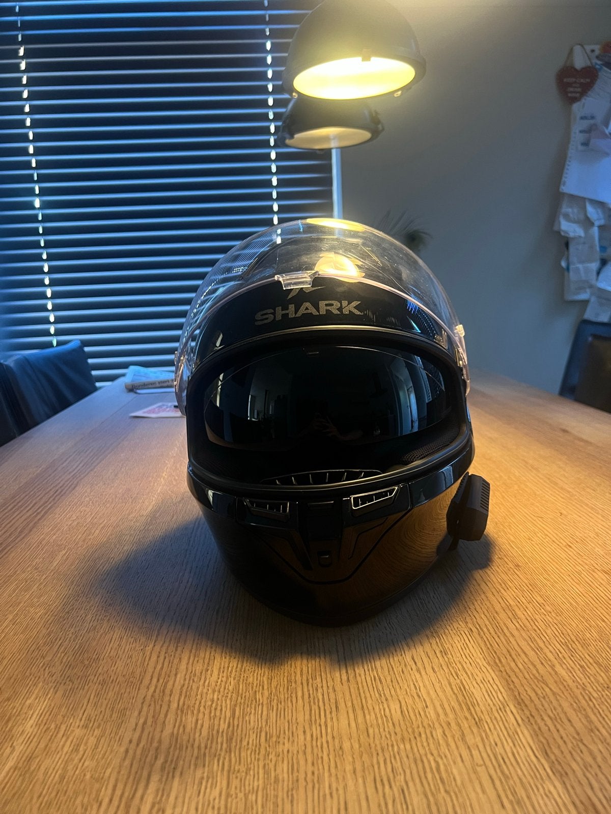 Shark Helm Maat S zwart, Fietsen en Brommers, Brommerhelmen, Ophalen