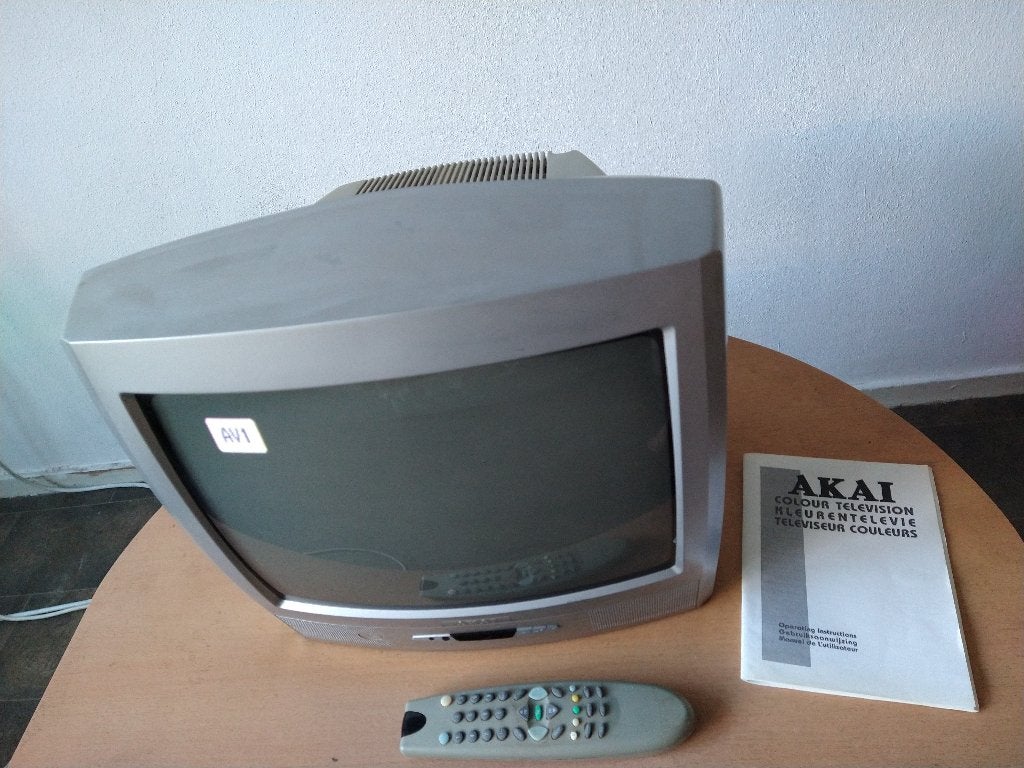 Akai TV ideal voor Retro spelletjes, Gebruikt, 50 Hz, Minder dan 40 cm, Ophalen