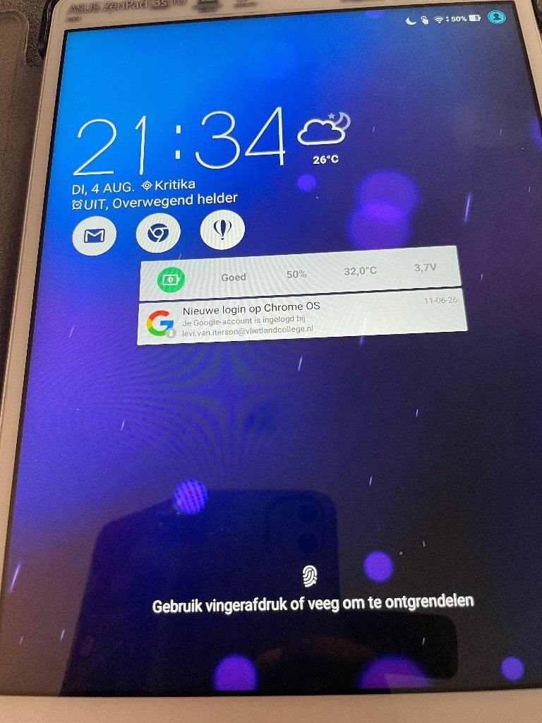 Asus zenpad 3S 10 inch 64GB, Ophalen of Verzenden, Zo goed als nieuw, 10 inch, 64 GB