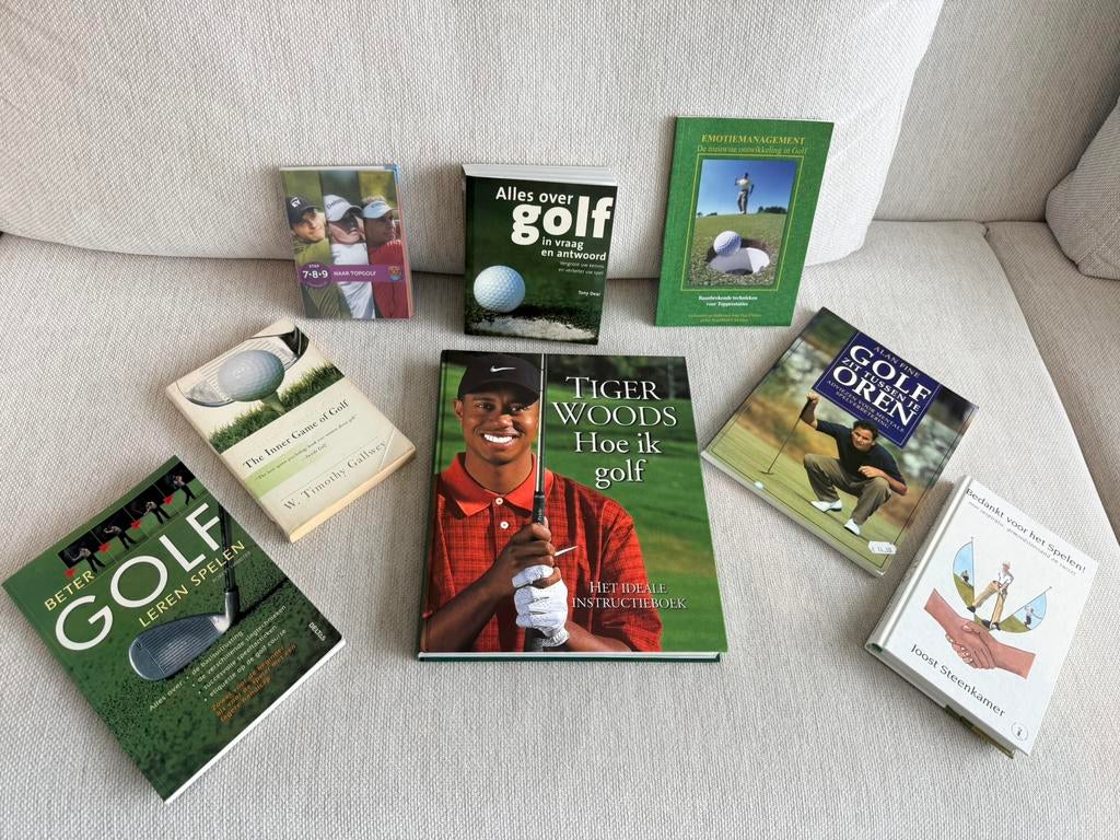 Golfboeken divers - verbeter je golfspel - techniek -, Ophalen of Verzenden, Zo goed als nieuw, Behendigheidssport