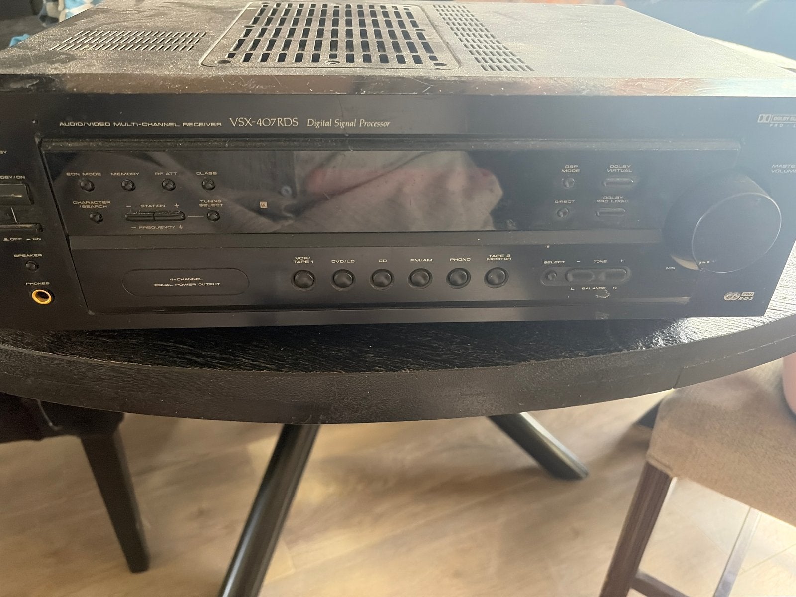 Pioneer VSX-407 RDS Versterker - Werkt 100%, Audio, Tv en Foto, Versterkers en Receivers, Ophalen of Verzenden, Gebruikt, Pioneer