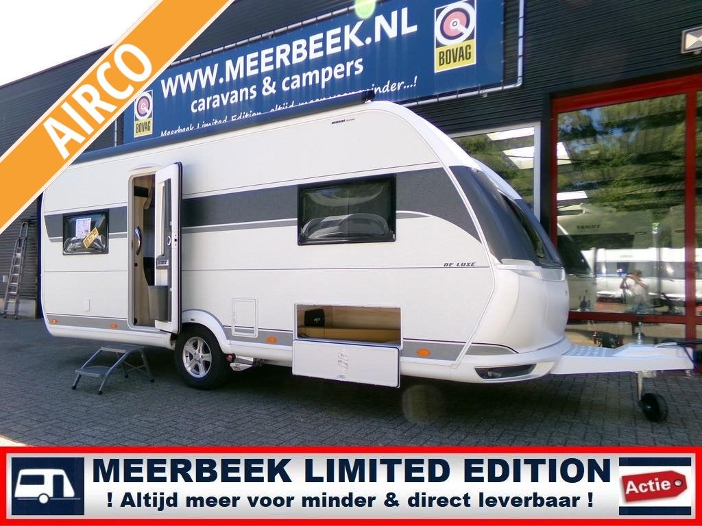 Hobby De Luxe 515 UHL €7694,=KORTING +HEFBED +MOVER, Overige typen, Rondzit, Hobby, Schokbreker