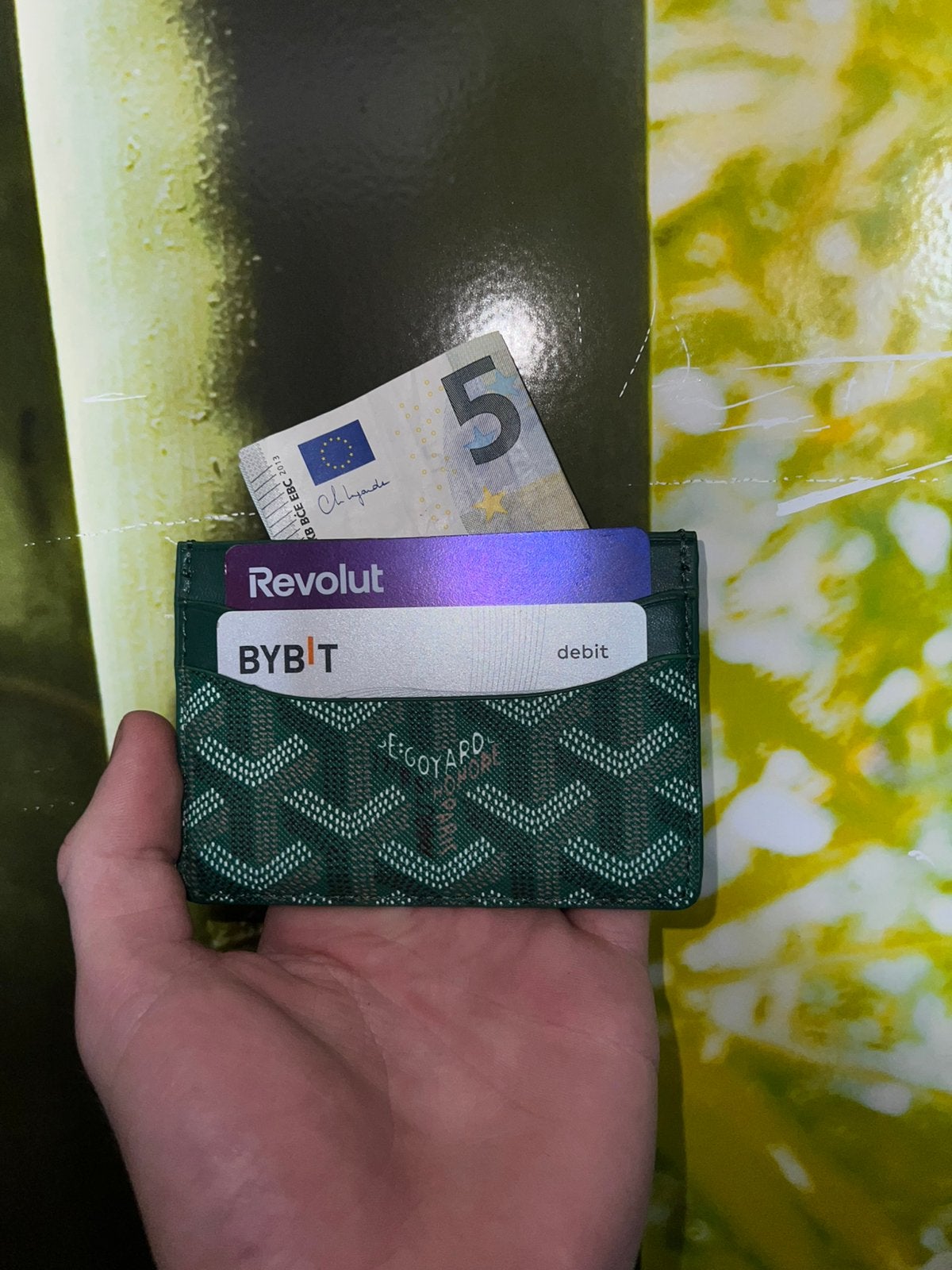 Goyard, Sieraden, Tassen en Uiterlijk, Portemonnees, Overige merken, Verzenden, Zo goed als nieuw, Leer