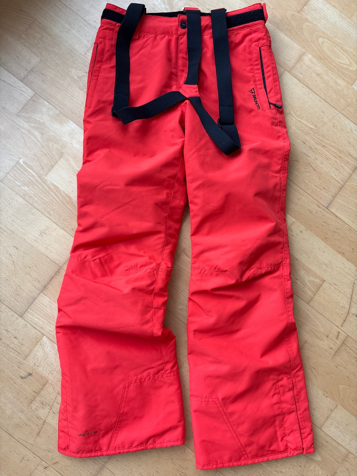 Brunotti Skibroek Maat 164 - Oranje, Ophalen, Gebruikt, Jongen of Meisje, Broek