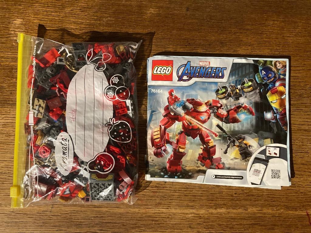 Lot Lego Marvel Iron Man uit set 76164, Verzenden, Gebruikt, Complete set, Lego