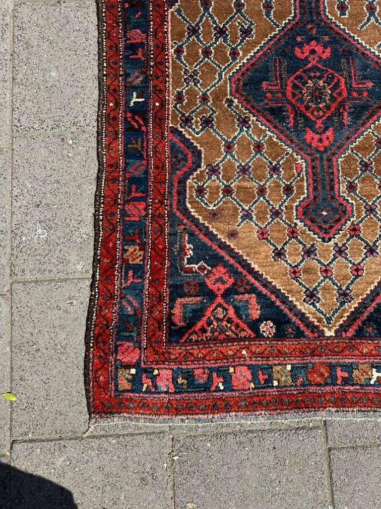 Antiek Koerdistan tapijt – 188 x 125 cm– natuurlijke kleuren, Gebruikt, 100 tot 150 cm, Wol, 200 cm of meer