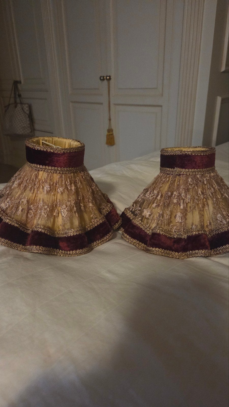 Baroque kapjes, Verzenden, Rood, Rond