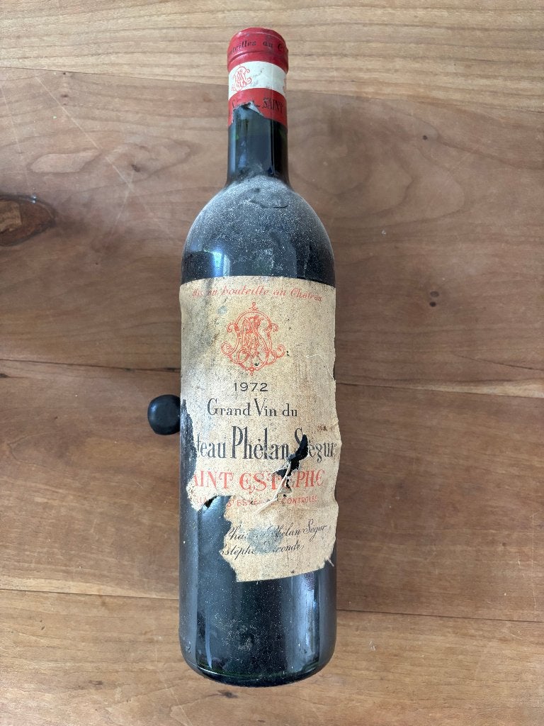 Chateau Phelan Segur 1972, Ophalen, Frankrijk, Nieuw, Rode wijn