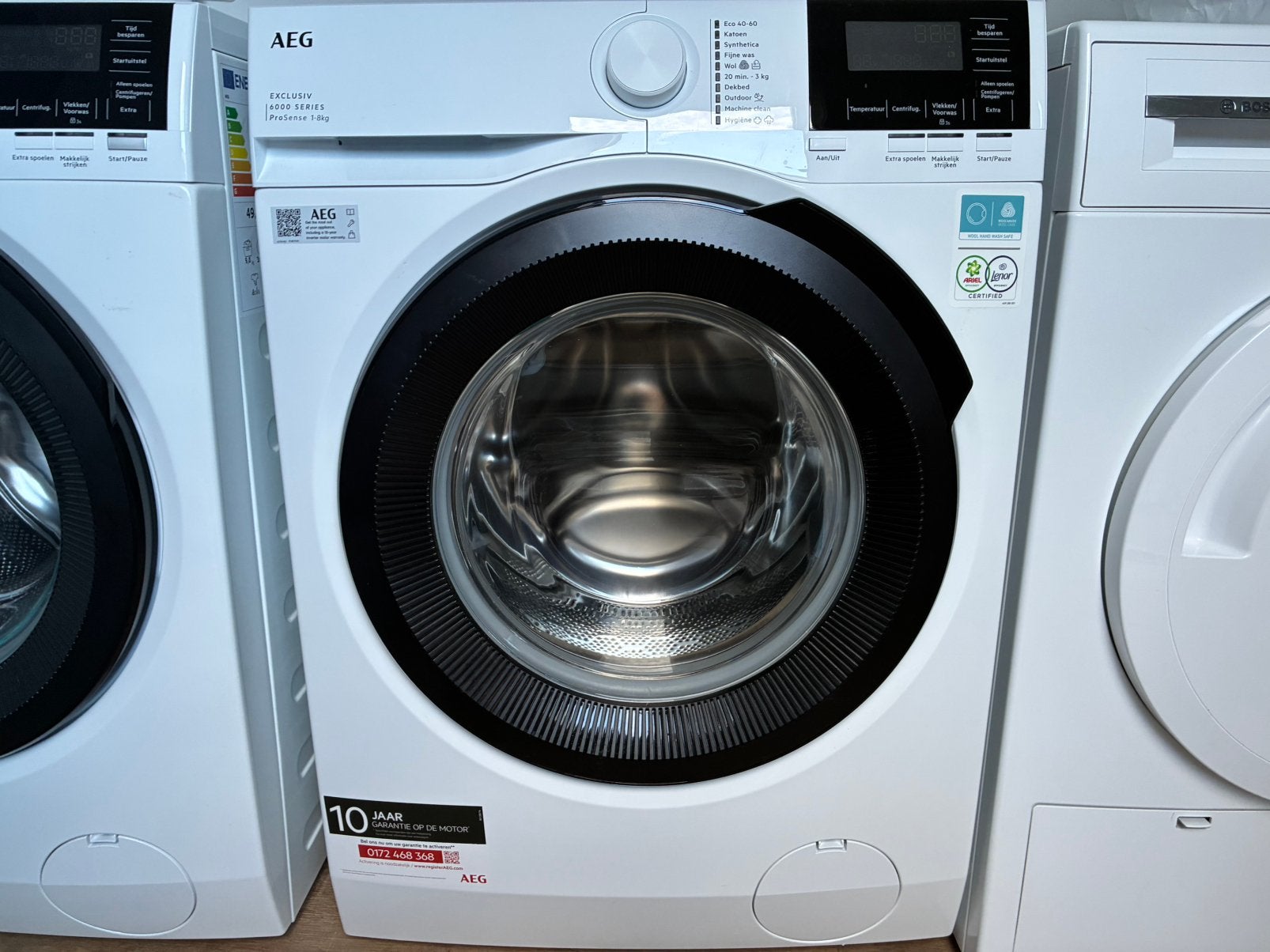 Nieuw AEG 6000 Series Exclusiv ProSense 8Kg, AEG, 1200 tot 1600 toeren, AEG, 8 tot 10 kg