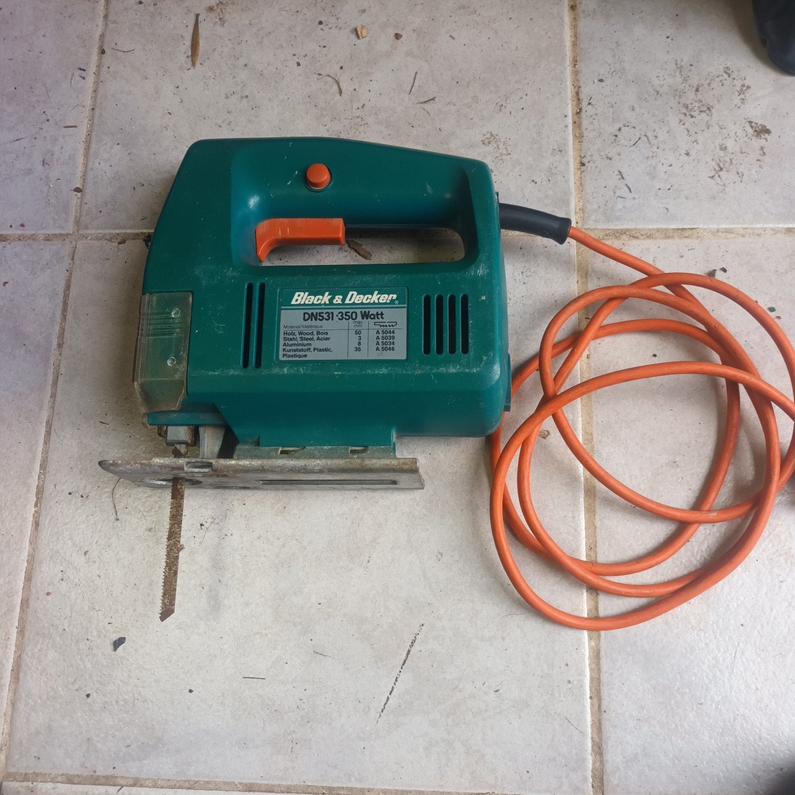 Black & Decker DN531 Decoupeerzaag 350 Watt, Gebruikt, Decoupeerzaag, Ophalen of Verzenden, Black & Decker