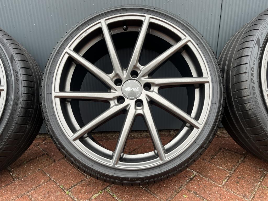20 inch Brock B37 Wheels voor BMW 5 Serie G30 G31, 245 mm, Banden en Velgen, Nieuw, Ophalen of Verzenden