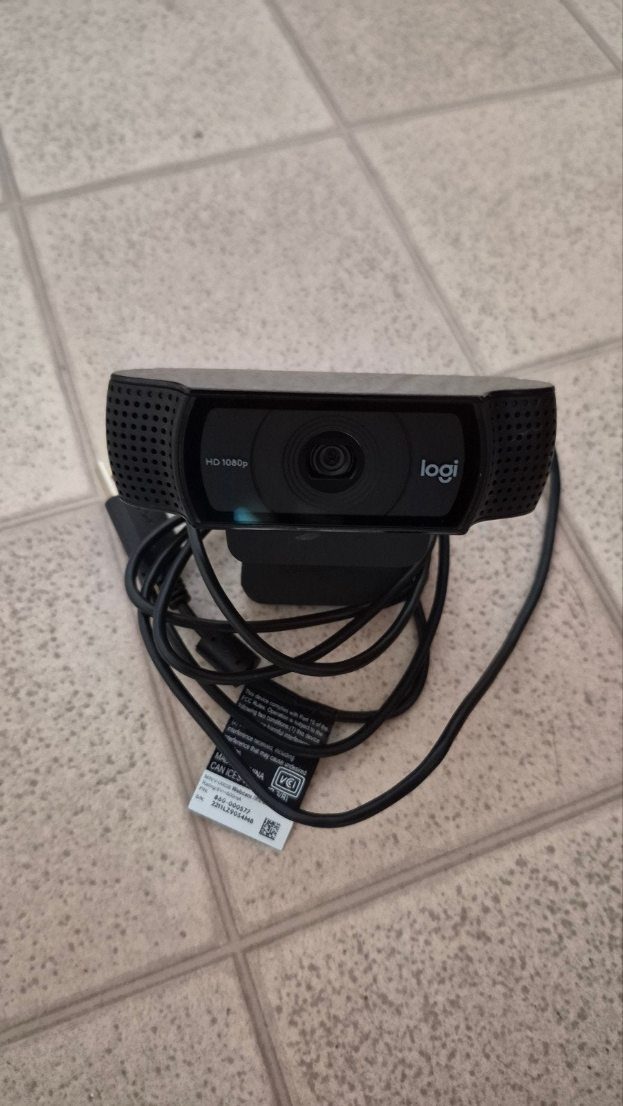Logitech C920e Webcam, Computers en Software, Webcams, Gebruikt, Ophalen of Verzenden, Zoomfunctie, Logitech Logi