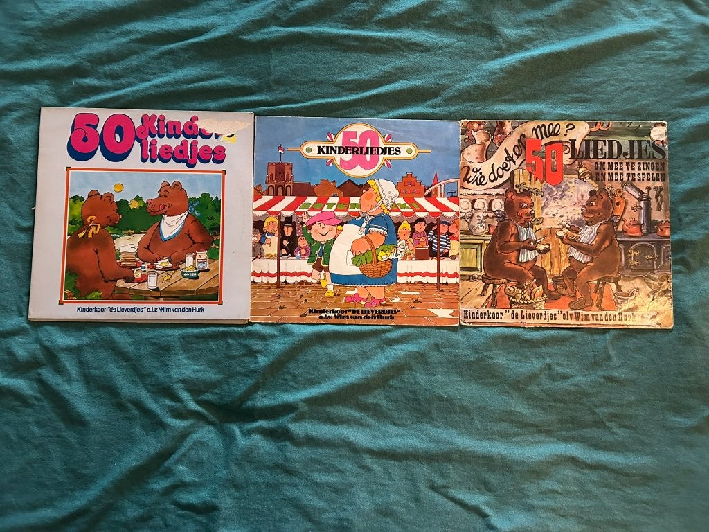 3 LP's Kinderkoor De Lieverdjes (ook per stuk te koop), LP, Gebruikt, Ophalen of Verzenden, 12 inch