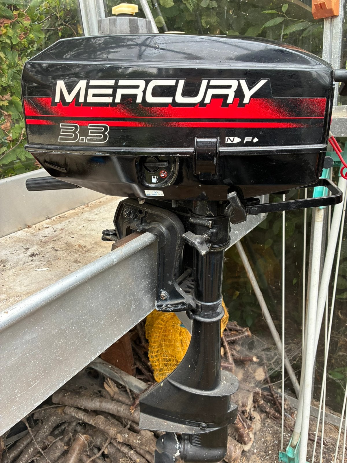 Mercury 3.3 pk 2 takt buitenboordmotor, Watersport en Boten, Ophalen, Gebruikt, Motor en Techniek, Motorboot