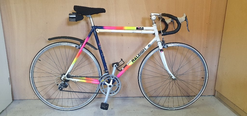 Vintage Raleigh racefiets met Reynolds 531 frame, Fietsen en Brommers, 28 inch, Gebruikt, 53 tot 57 cm, Ophalen