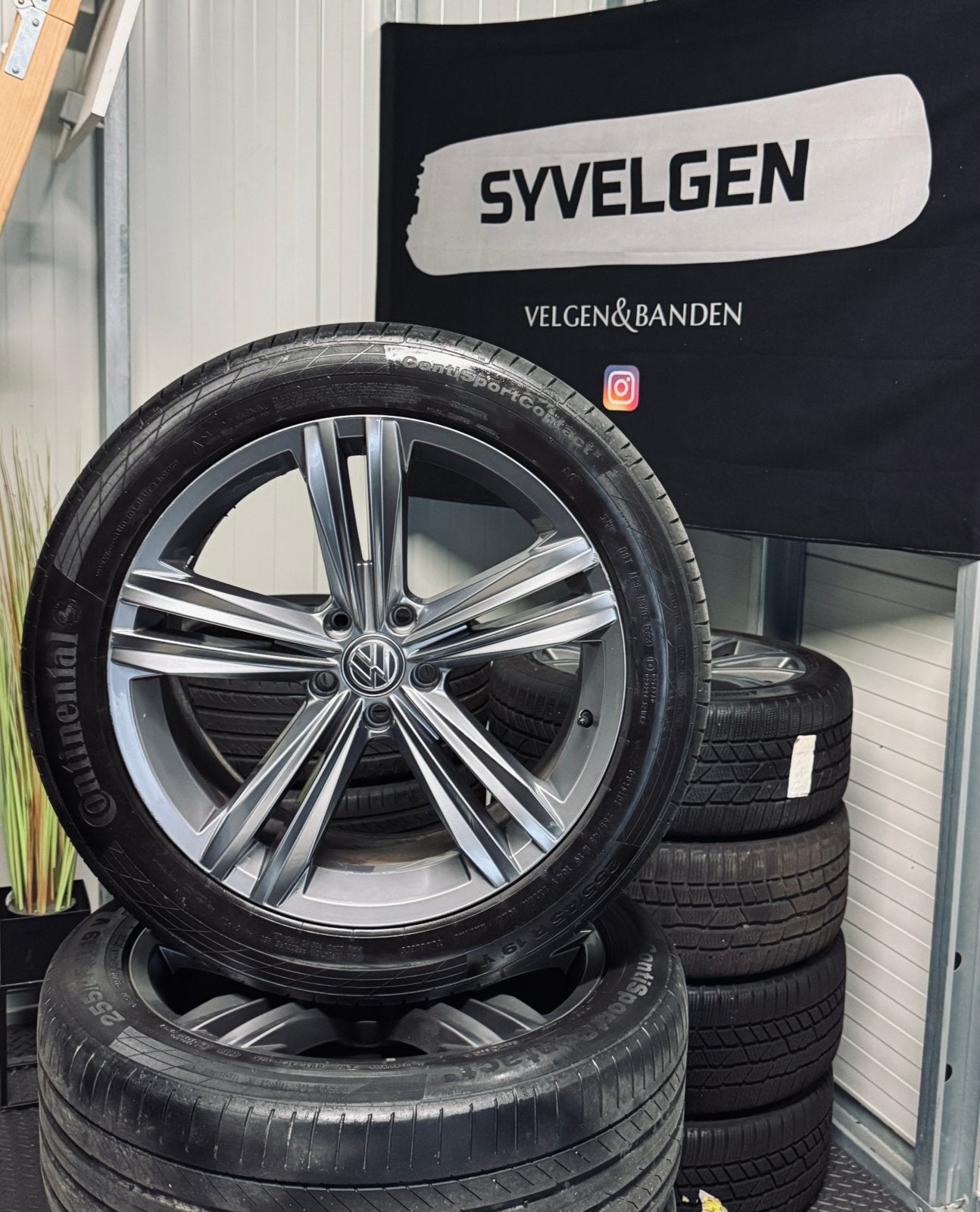19" 5x112 Originele VW Tiguan Sebring Velgen - Zomerset!!, Auto-onderdelen, Banden en Velgen, Gebruikt, 255 mm, Banden en Velgen