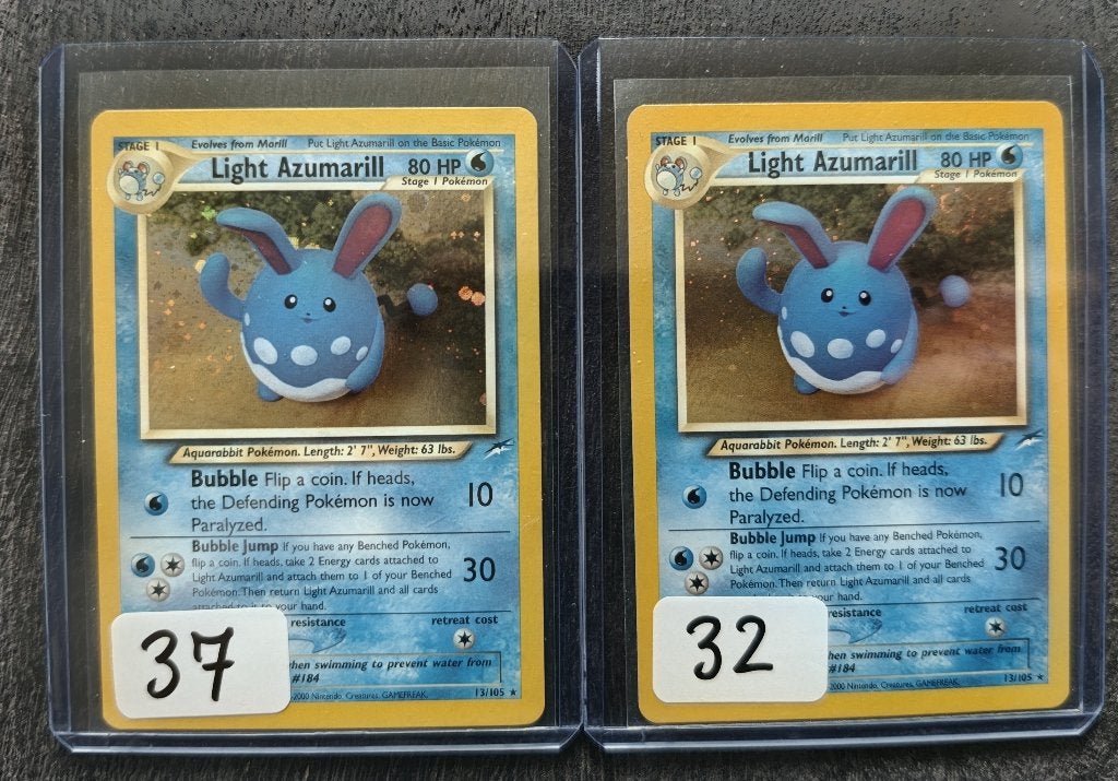 Pokémon Kaarten : Neo Destiny Light Azumarill (NDE 13), Ophalen of Verzenden, Nieuw, Meerdere kaarten