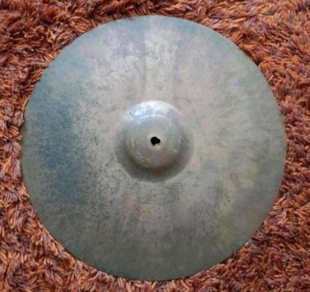 Paiste Giant Beat 17" White Logo Crash bekken / cymbal, Gebruikt, ., Drums of Percussie, Ophalen of Verzenden