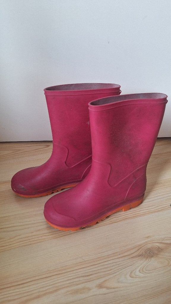 Regenlaarzen mt 34/35, Gebruikt, Jongen of Meisje, Ophalen of Verzenden, Laarzen