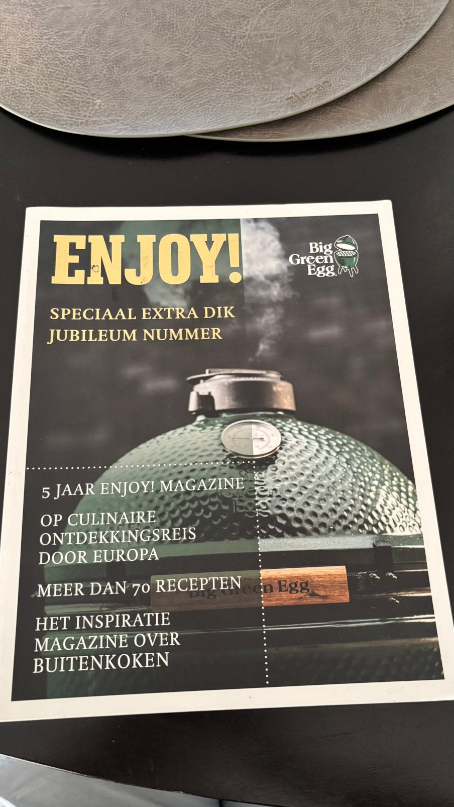 Big Green Egg Enjoy, Ophalen of Verzenden, Zo goed als nieuw, Italië