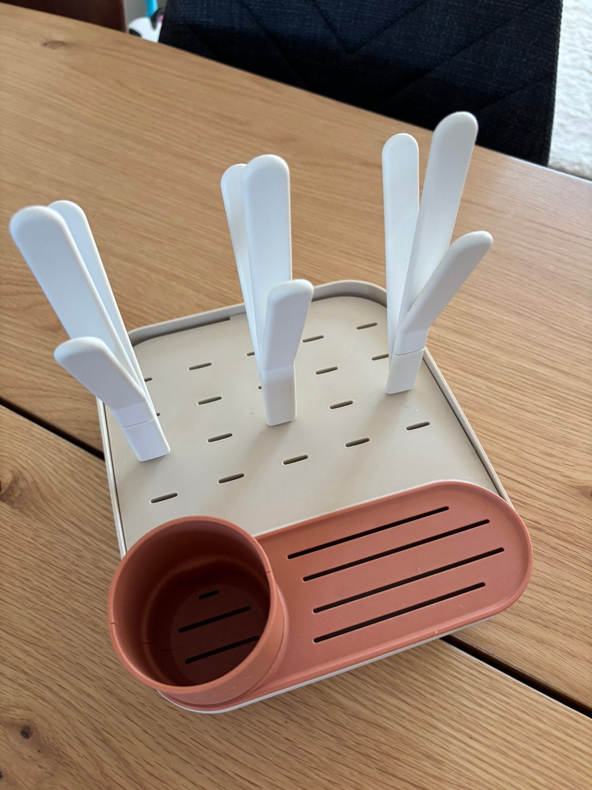 Béaba Flessenrek / Droogrek (Wit/Grijs) – In nette staat, Ophalen, Zo goed als nieuw, Overige typen