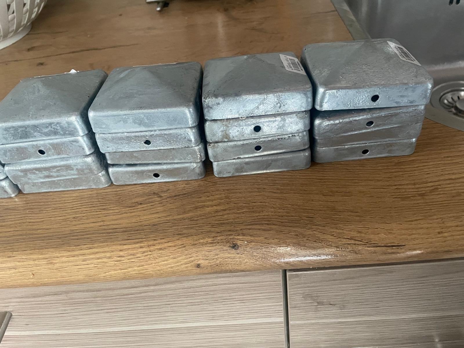 Paalkappen Gegalvaniseerd staal voor duurzame bescherm, Ophalen, Nieuw, IJzer, Overige typen
