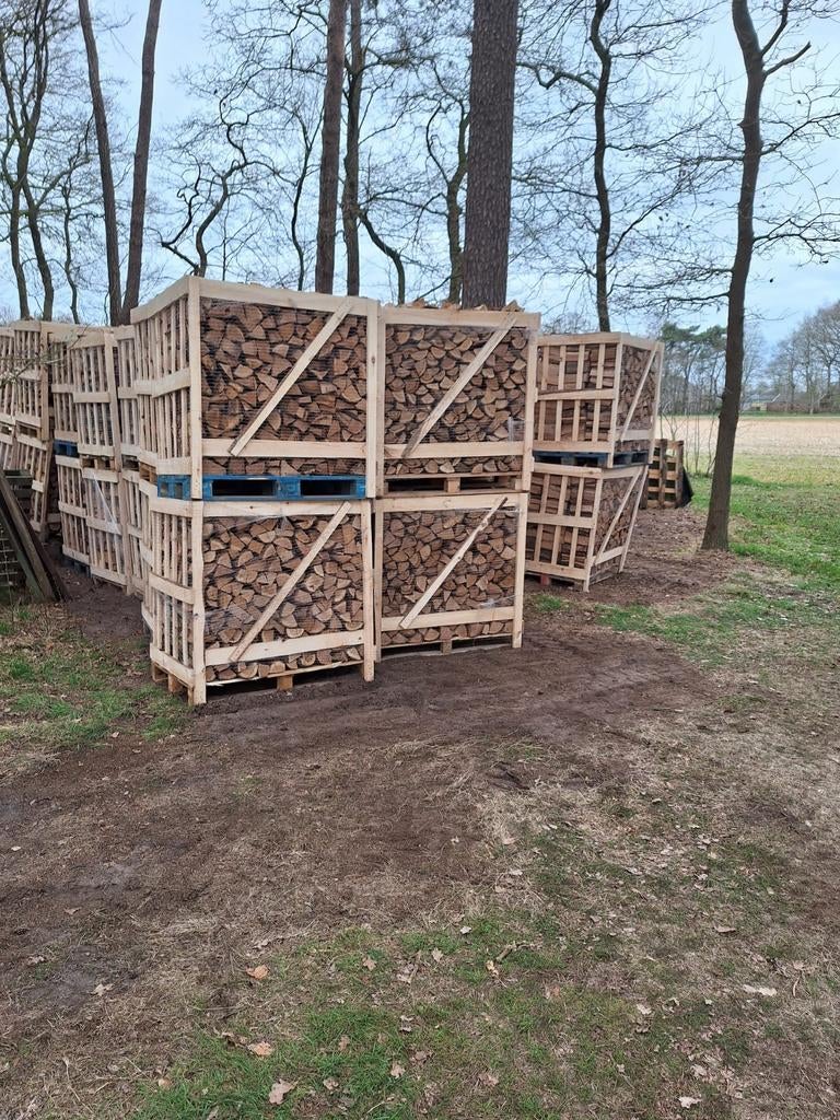 Droog eiken en mix brandhout, 6 m³ of meer, Ophalen
