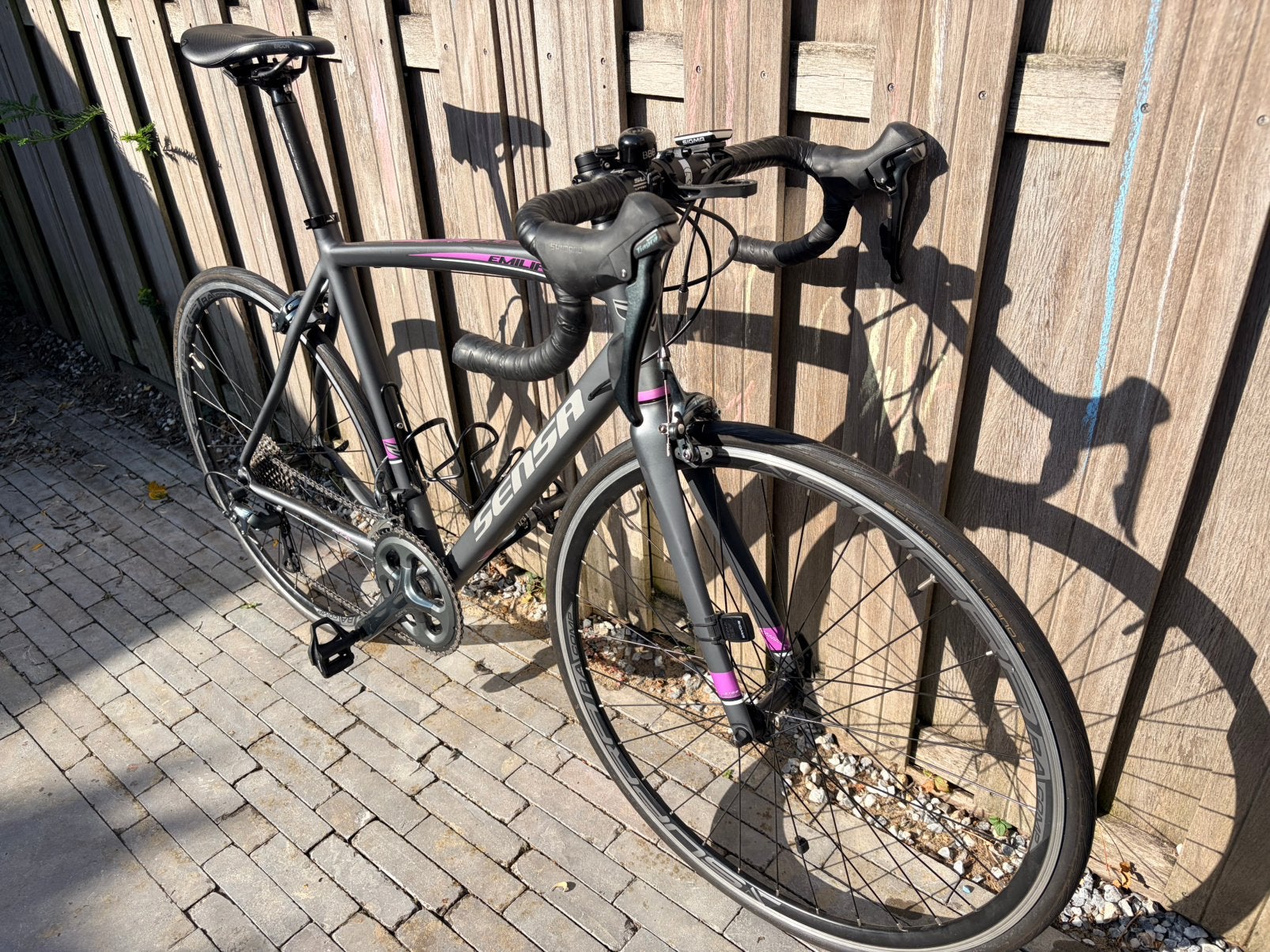 Sensa Emilia Lady - Tiagra 54cm, Aluminium, Zo goed als nieuw, Meer dan 20 versnellingen, 53 tot 57 cm