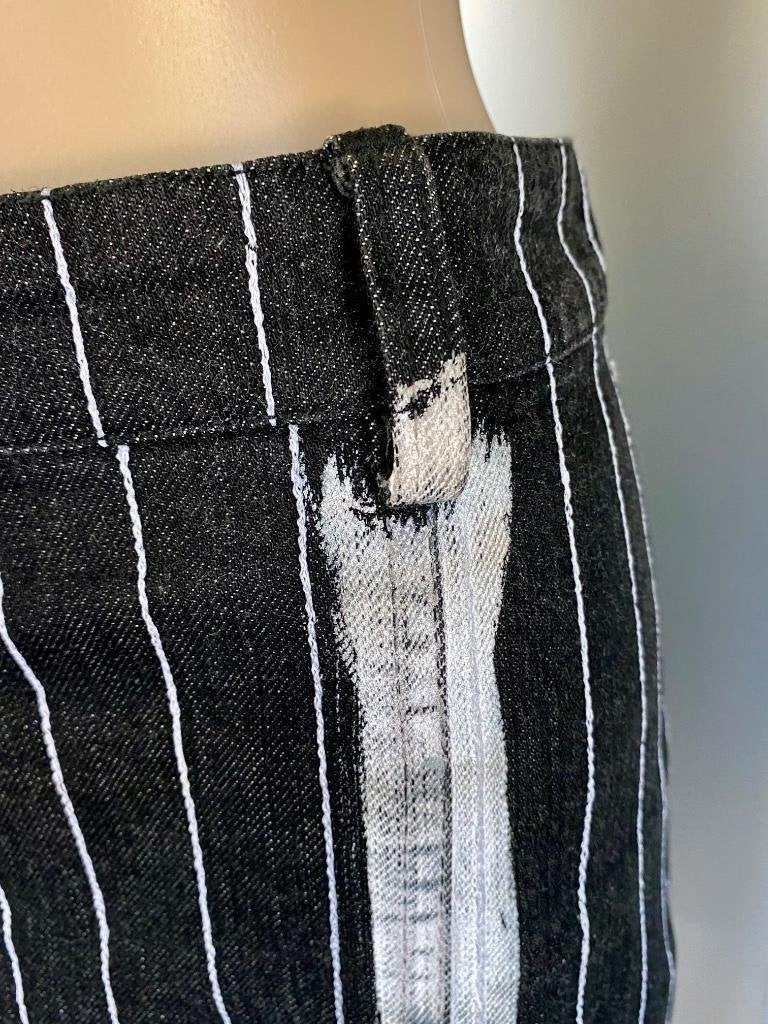 J319 spijkerrok maat 40=M koker spijker rok jeans d-blauw, Zwart, Ophalen of Verzenden, Zo goed als nieuw, Knielengte