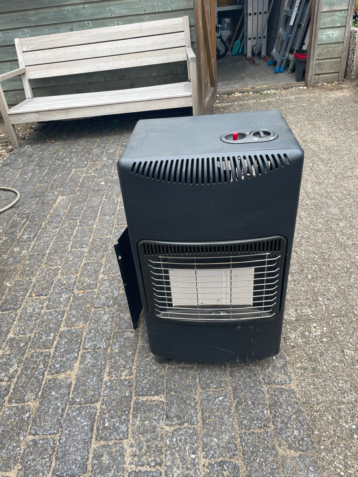 Mobiele gaskachel - 4.2 kW - Ideaal voor buitenruimtes, Gebruikt, Kachel, Minder dan 60 cm, Ophalen of Verzenden
