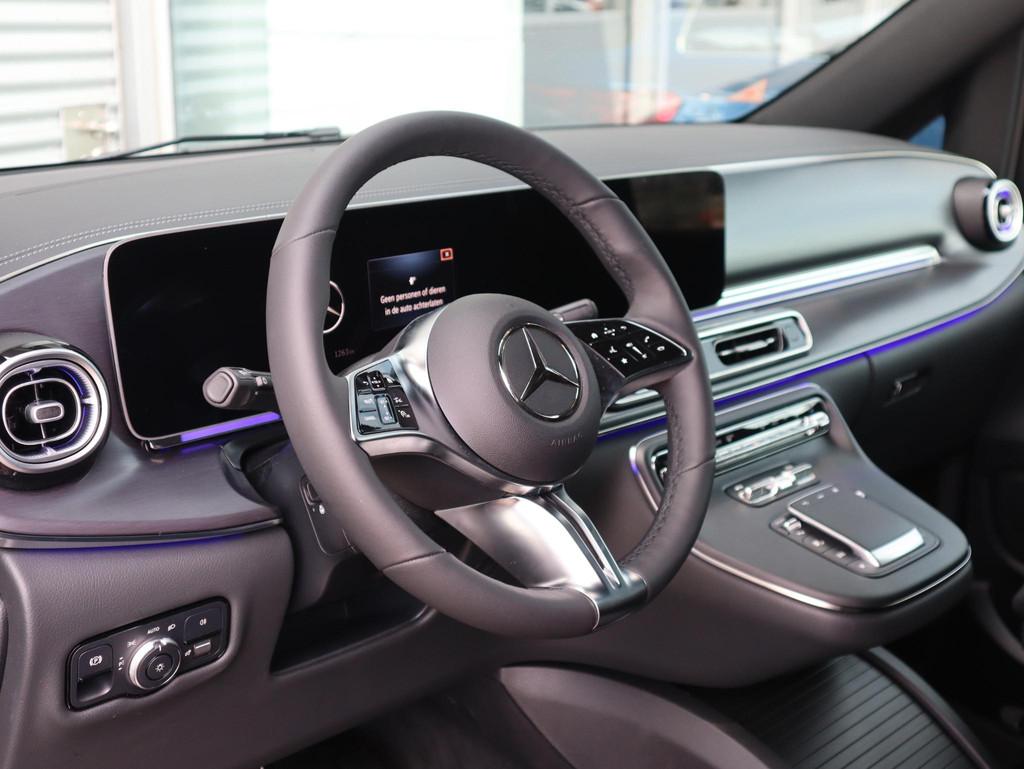 Mercedes-Benz EQV 300 L2 AVANT. 8 pers. (365km WLTP), Auto's, Stof, 365 km, Stoelverwarming, 90 kWh